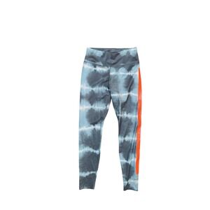 Nike Dri-Fit Women's Tie Dye‎ Leggings Orange Stripe Workout Athletic Size S